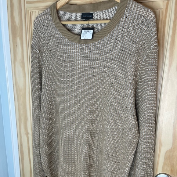 Club Monaco Sweater XL - Tan - Picture 4 of 6